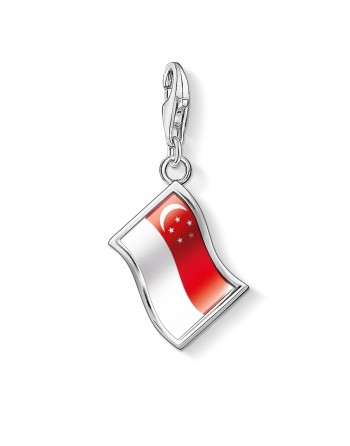 Perle de verre Femme Thomas Sabo 1210-603-10 Rouge Argenté (1 cm)