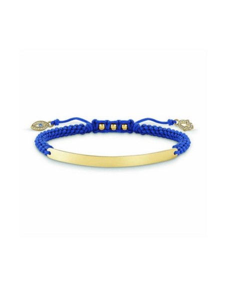 Pulsera Mujer Thomas Sabo LBA0067-899-1 Azul Plata Dorado (21 cm)