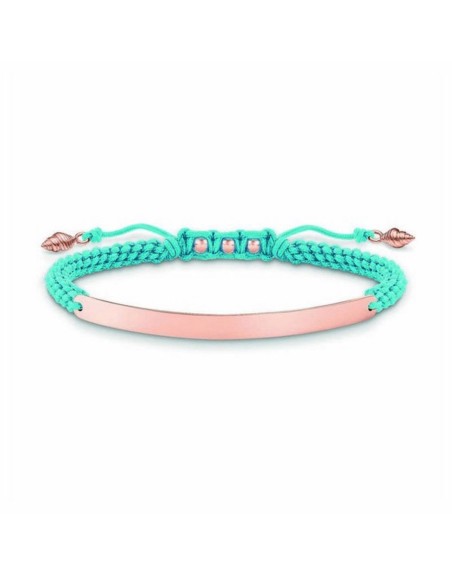 Bracciale Donna Thomas Sabo LBA0062-597-1 Azzurro Oro rosa Argento