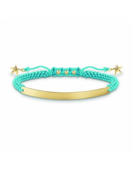 Bracciale Donna Thomas Sabo LBA0060-848-1 Azzurro Argento Dorato