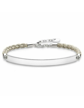 Pulsera Mujer Thomas Sabo LBA0029-173-19 Plateado Blanco 15-18 cm 19,5 cm