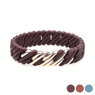Armbånd til kvinder TheRubz Silikone Rustfrit stål Stål/Silikone