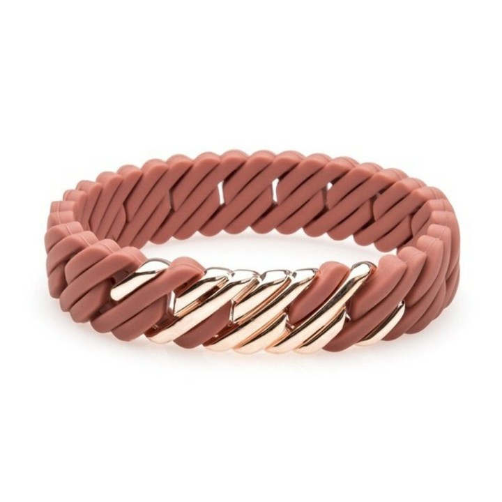 Armbånd til kvinder TheRubz Silikone Rustfrit stål Stål/Silikone