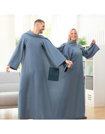 Double Sleeved Blanket with Central Pocket Doublanket InnovaGoods
