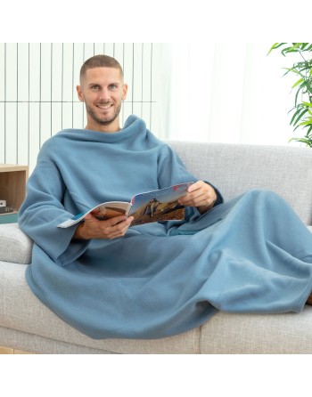 Coperta con Maniche Singola e Tasca Centrale Faboulazy InnovaGoods