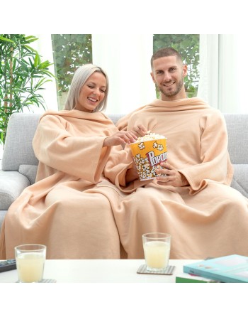 Double Sleeved Blanket with Central Pocket Doublanket InnovaGoods