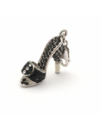 Woman's charm link Glamour GS1-01 Black (4 cm)