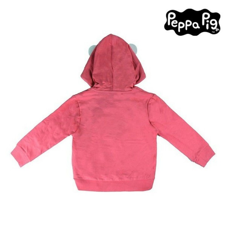 Sweatshirt med hætte til piger Peppa Pig 74230 Pink