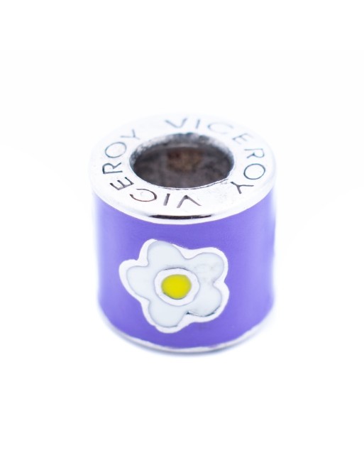 Perle de verre Femme Viceroy VMM0295-17 Violet 1 cm