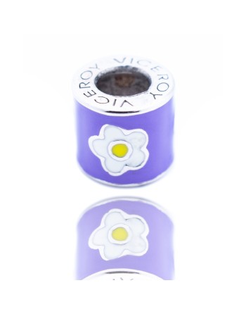 Perle de verre Femme Viceroy VMM0295-17 Violet 1 cm