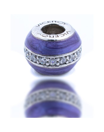 Perle de verre Femme Viceroy VMM0317-27 Violet 1 cm