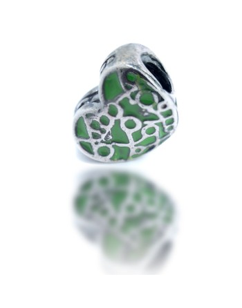 Perle de verre Femme Viceroy VMM0098-03 Vert 1 cm