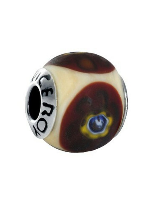 Perle de verre Viceroy VMB0001-26 Blanc 1 cm