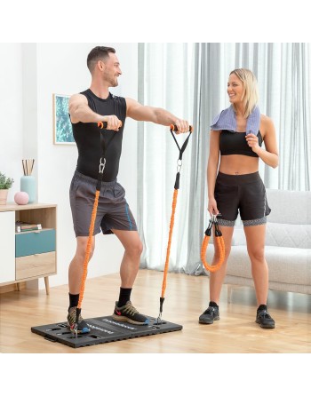 Sistema de Entrenamiento Integral Portátil con Guía de Ejercicios Gympak Max InnovaGoods