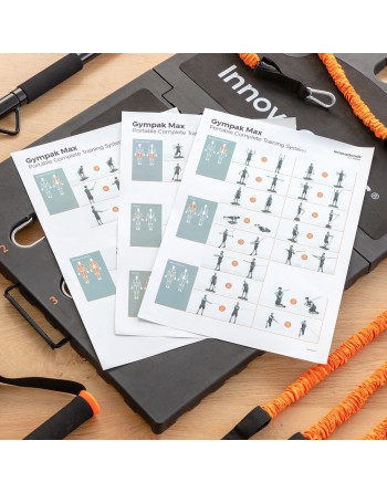 Sistema de Entrenamiento Integral Portátil con Guía de Ejercicios Gympak Max InnovaGoods