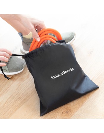 Ceinture avec bandes de résistance pour les fessiers et guide d'exercices Bootrainer InnovaGoods