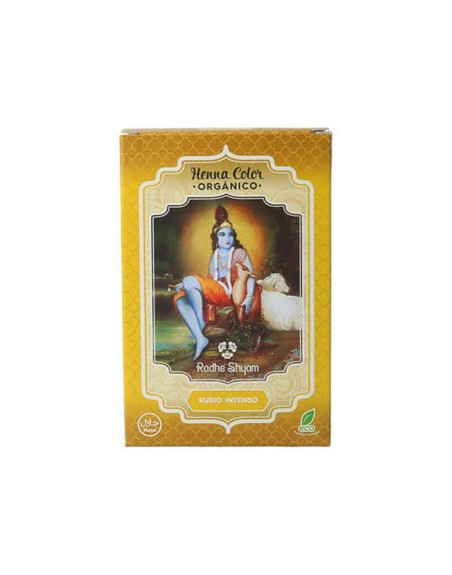 Semi-permanent Colourant Henna Radhe Shyam Shyam Henna Blonde (100 g)