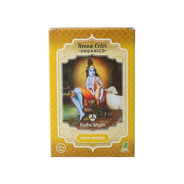 Coloration Semi-permanente Henna Radhe Shyam Shyam Henna Blond (100 g)