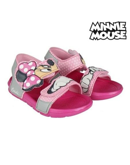 Beach Sandals Minnie Mouse Pink