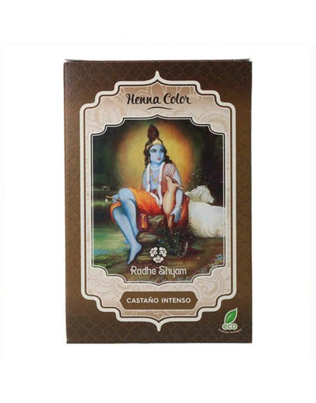 Colorazione Semipermanente Henna Radhe Shyam 001320018 Castano (100 g)