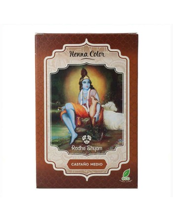 Semi-permanent Colourant Henna Radhe Shyam TP-8423645310747_012494_Vendor Medium Chestnut (100 g)