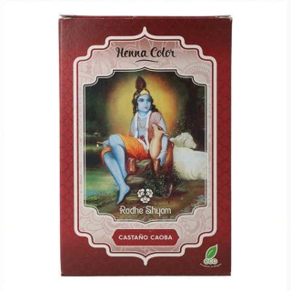 Colorazione Semipermanente Henna Radhe Shyam 001320001 Castano Mogano (100 g)