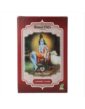 Semi-permanent Colourant Henna Radhe Shyam 001320001 Mahogany Brown (100 g)