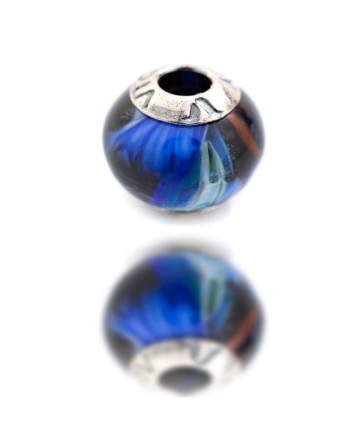 Perle de verre Femme Viceroy VMB0048-25 Bleu 1 cm