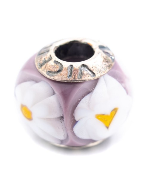 Perle de verre Femme Viceroy VMB0040-27 Violet 1 cm