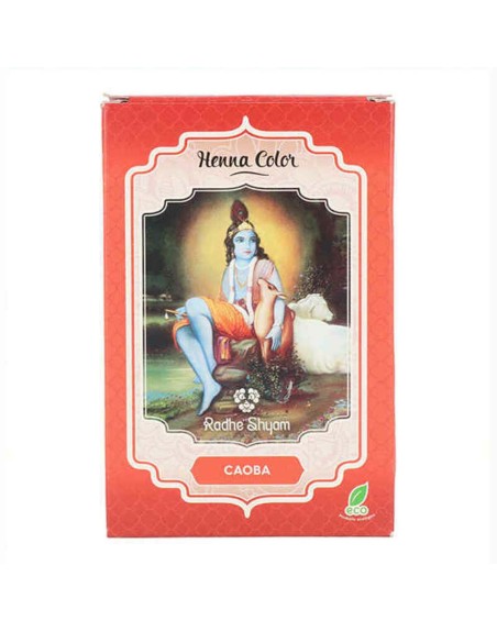 Semi-permanent Farve Henna Radhe Shyam Shyam Henna Mahogni (100 g)