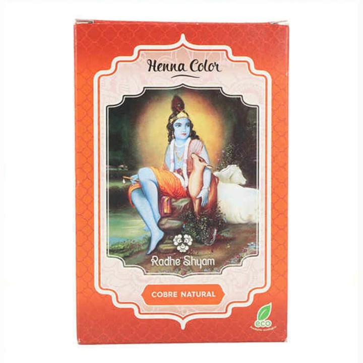 Demi-permanentes Färbemittel Henna Radhe Shyam 260230111 Kupfer (100 g)