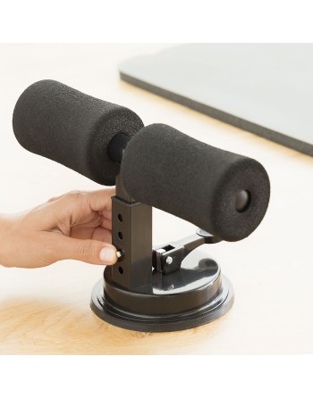 Barre de Maintien pour Abdominaux avec Fixation Ventouse et Guide d’Exercices CoreUp InnovaGoods