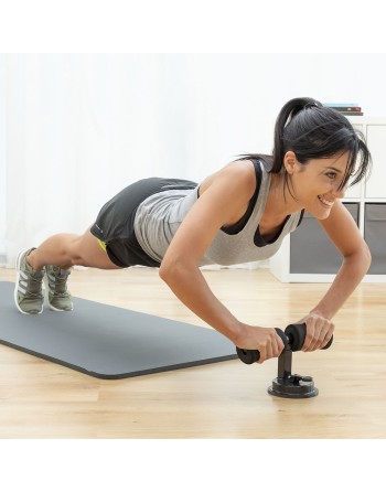 Barre de Maintien pour Abdominaux avec Fixation Ventouse et Guide d’Exercices CoreUp InnovaGoods