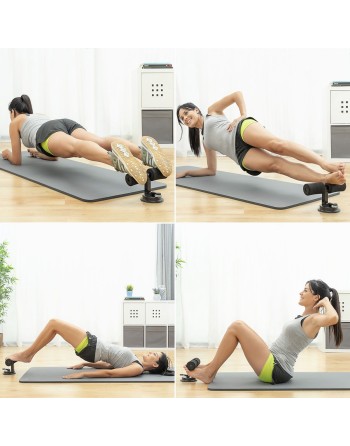 Barra de Sujeción para Abdominales con Ventosa y Guía de Ejercicios CoreUp InnovaGoods