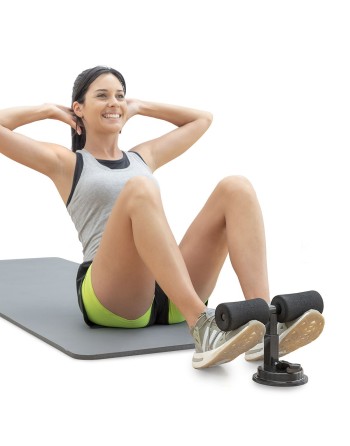 Barre de Maintien pour Abdominaux avec Fixation Ventouse et Guide d’Exercices CoreUp InnovaGoods