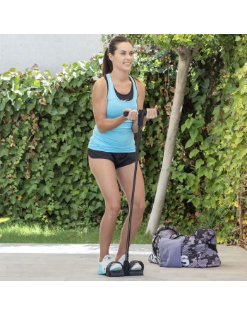 Multifunction Resistance Elastic Bands with Exercise Guide Tensport InnovaGoods