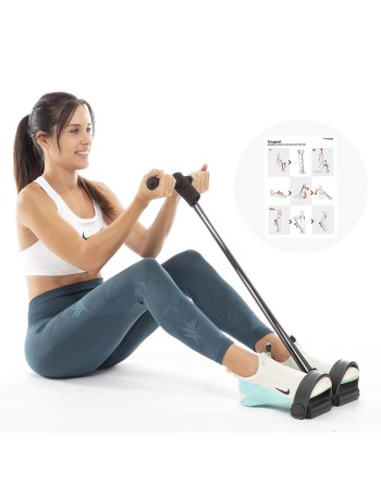 Bandas Elásticas de Resistencia Multifunción con Guía de Ejercicios Tensport InnovaGoods