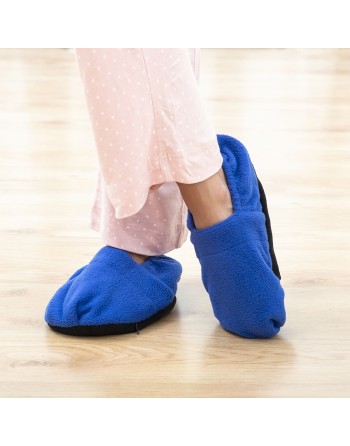 Opvarmede hjemmesko Mikrobølgeovn InnovaGoods Blå