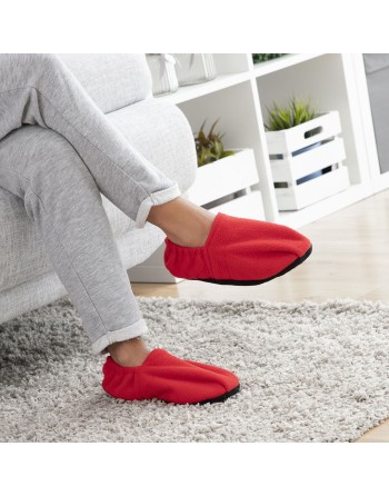 Pantofole Riscaldabili in Microonde InnovaGoods Rosso
