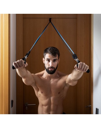 Set de Bandes de Résistance avec Accessoires et Guide d´Entraînement Rebainer InnovaGoods 5 Unités