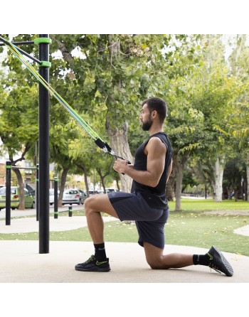 Set of Resistance Bands with Accessories and Exercise Guide Rebainer InnovaGoods 5 Units