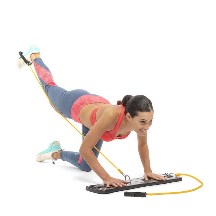 Tavola per Flessioni Push-Up con Bande di Resistenza e Manuale per gli Esercizi Pulsher InnovaGoods
