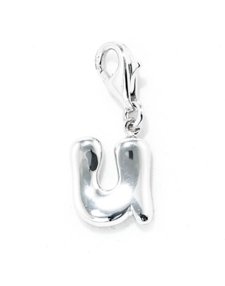 Abalorio Mujer Xenox CHARM_U Plateado 1 cm