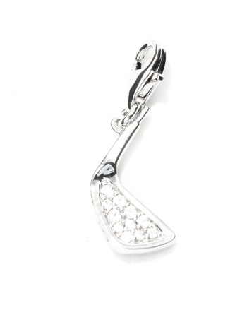 Perle de verre Femme Xenox CHARM_GOLF2 Argenté 1 cm