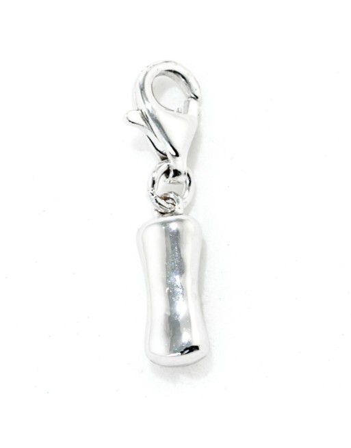 Abalorio Mujer Xenox CHARM_I Plateado 1 cm