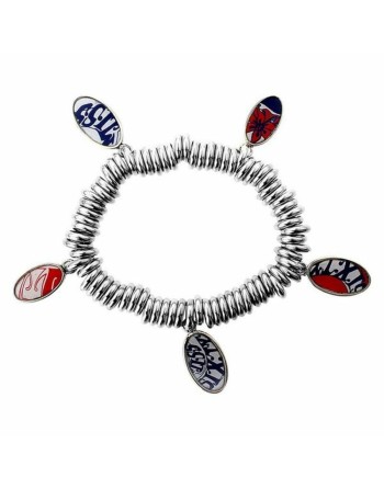 Bracciale Donna Miss Sixty SMDD03 Azzurro Arancio Acciaio (16 cm)