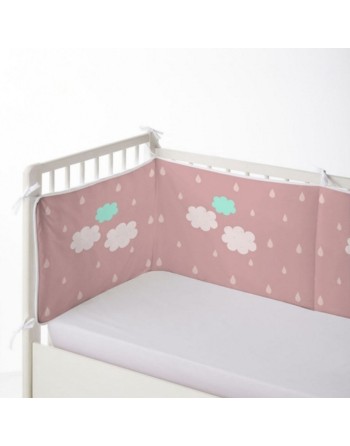 Paracolpi per culla Haciendo el Indio Rabbit and Cloud (60 x 60 x 60 + 40 cm)