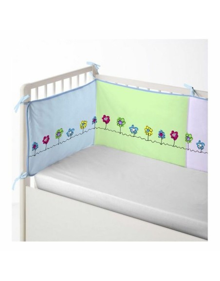 Protector de Cuna Cool Kids Patch Garden (60 x 60 x 60 + 40 cm)