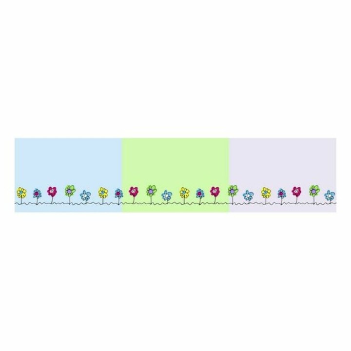 Barnesengbeskytter Cool Kids Patch Garden (60 x 60 x 60 + 40 cm)