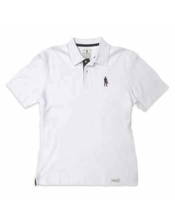 Herren Kurzarm-Poloshirt OMP Driver Icon Weiß